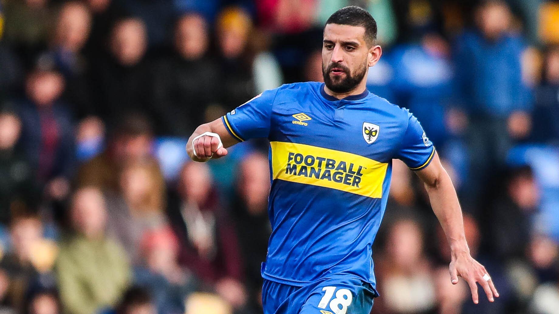 Omar Bugiel hit a final-day hat-trick (Rhianna Chadwick/PA)