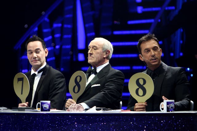 Len Goodman, Craig Revel Horwood and Bruno Tonioli