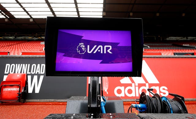 The pitchside monitors are yet to be used in the Premier League 