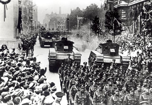 Victory Parade tanks