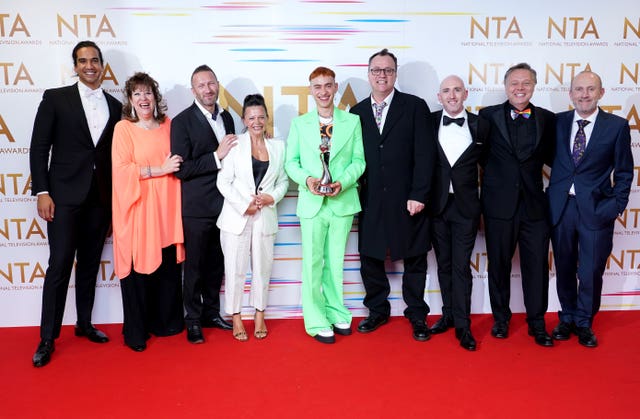 Olly Alexander, Russell T Davies and the cast and crew of It’s A Sin