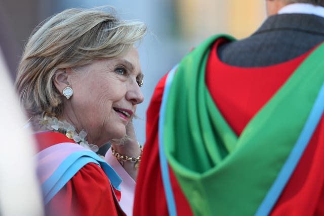 Hillary Clinton visit to Northern Ireland