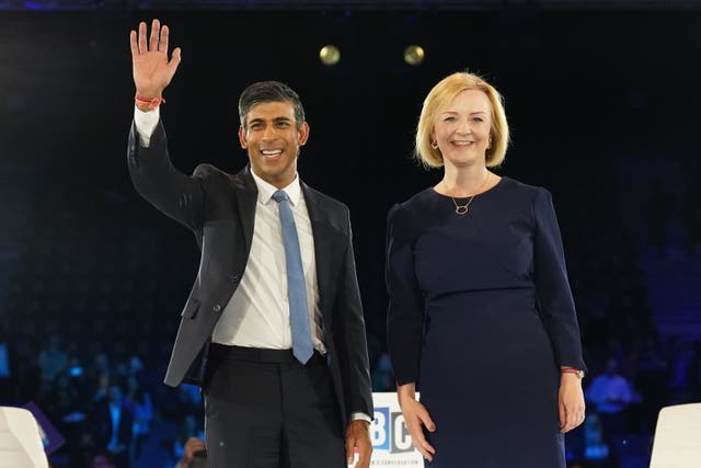 Rishi Sunak and Liz Truss