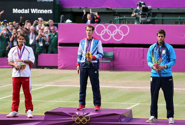 Having beaten Murray in the 2012 Wimbledon final, the Scot gained revenge at the London Olympics as Federer had to settle for silver
