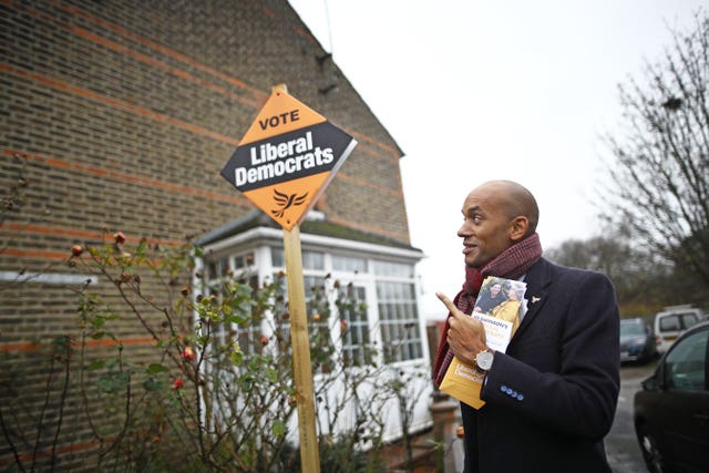 Canvassing on the campaign trail in Watford