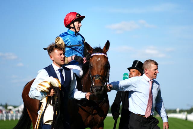 French Master after winning the Copper Horse Stakes 