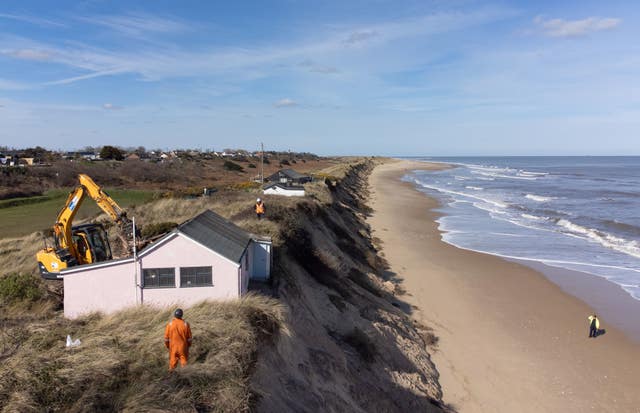 Coastal erosion