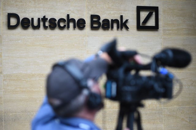 The London office of Deutsche Bank 