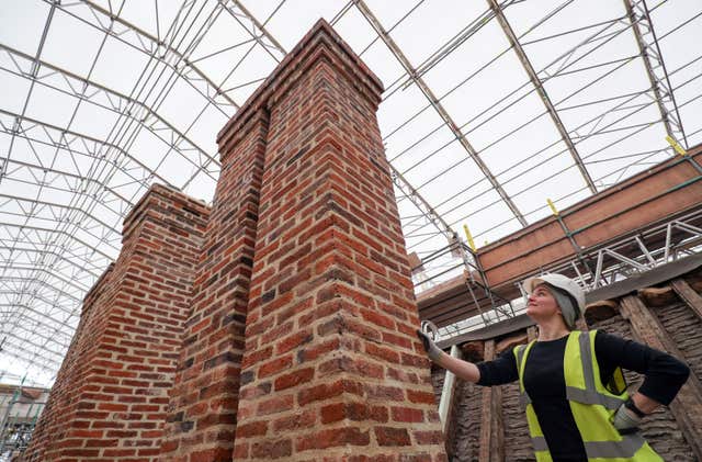 Major conservation projects include restoring the roof and chimneys at The Vyne, Hampshire (Andrew Matthews/PA)