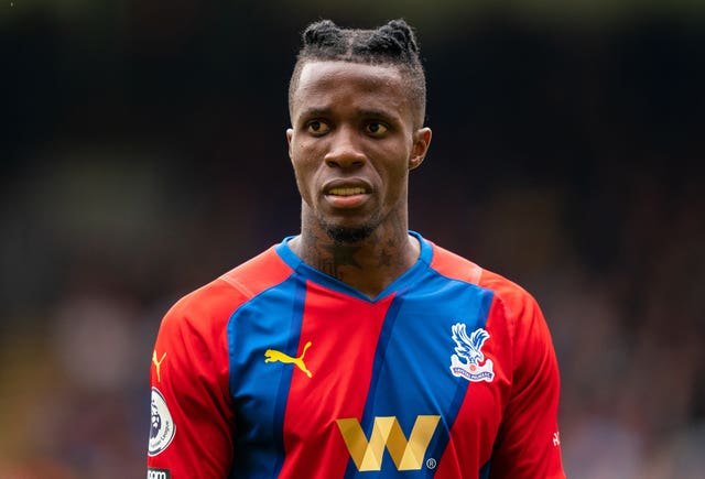 Wilfried Zaha received abuse after Crystal Palace's win at Manchester City 