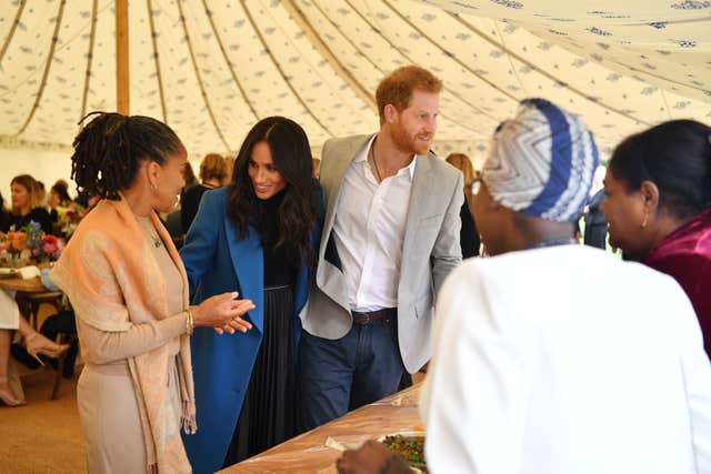 Doria Ragland, Meghan and Harry