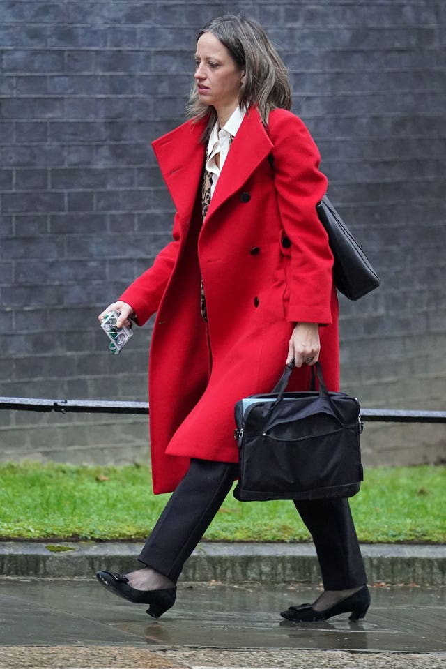 Helen Whately arrives in Downing Street