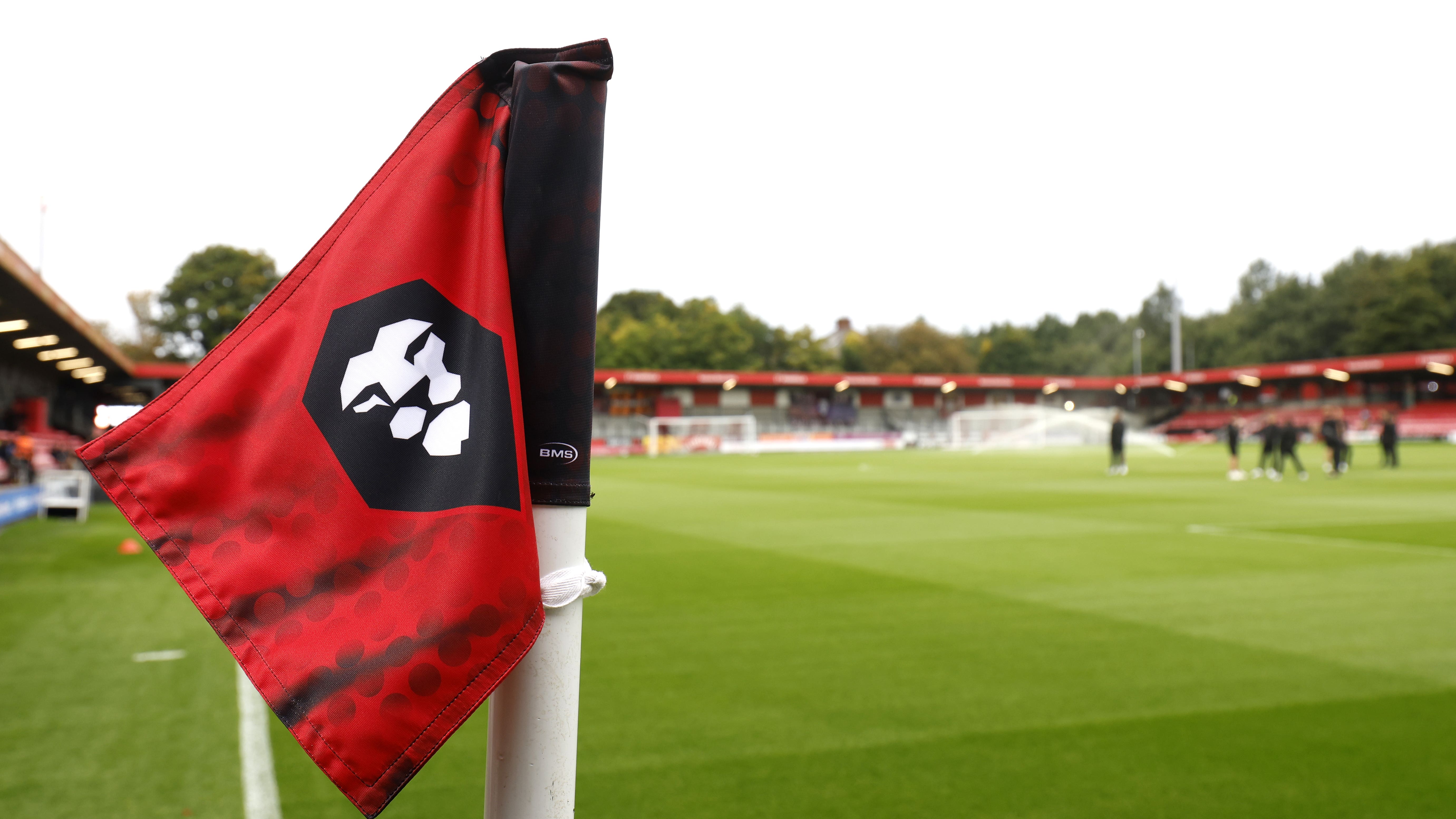 Junior Luamba scored the only goal of the game as Salford edged out AFC Wimbledon (Nigel French/PA)