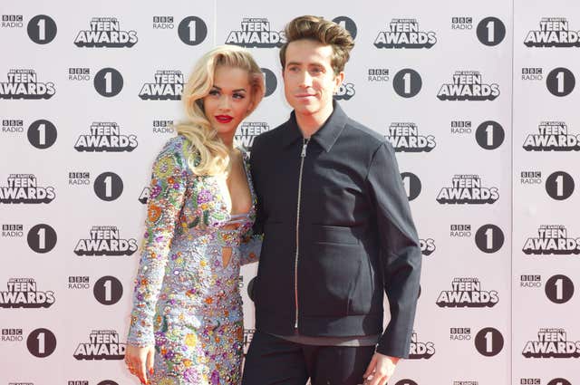 Rita Ora and Nick Grimshaw at BBC Radio 1’s Teen Awards in 2016