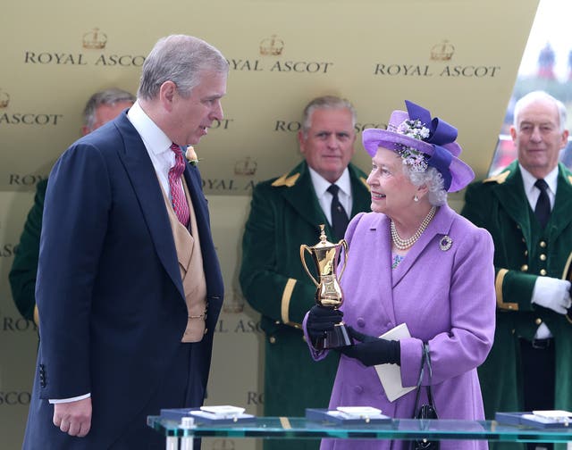 Andrew and the Queen