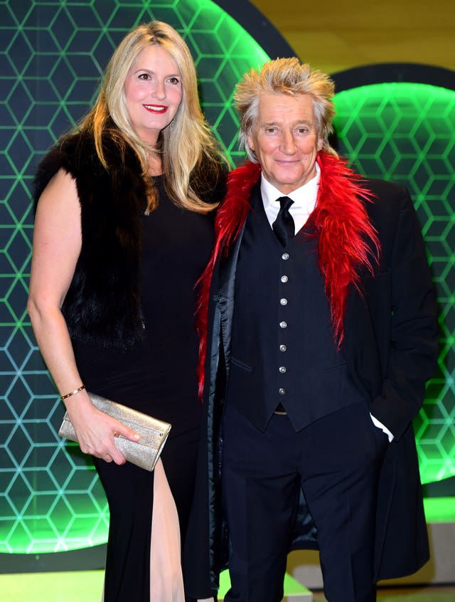 Penny Lancaster and Sir Rod Stewart