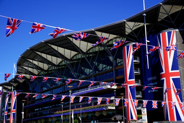 Ascot was bedecked in its Platinum Jubilee finery