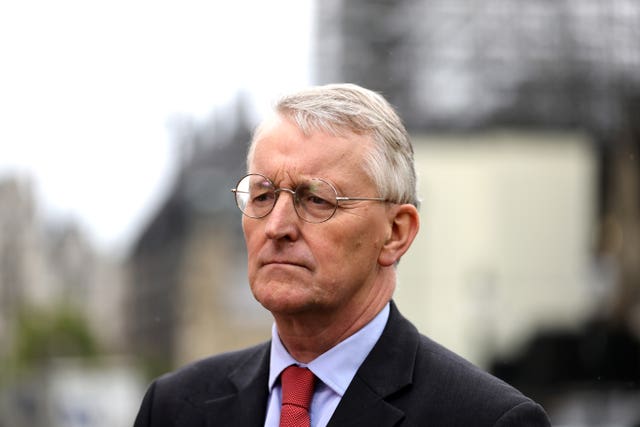Labour MP for Leeds Central, Hilary Benn (Aaron Chown/PA)