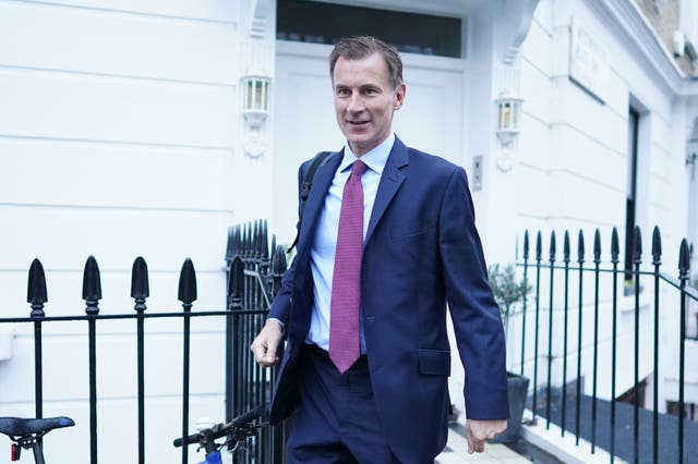 Chancellor Jeremy Hunt