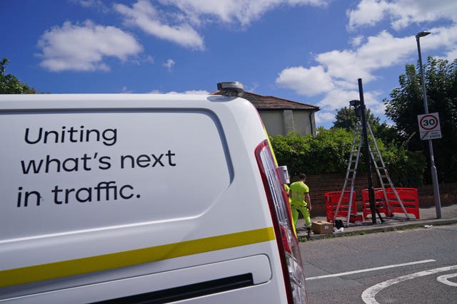 A camera is installed for the Ultra Low Emission Zone 