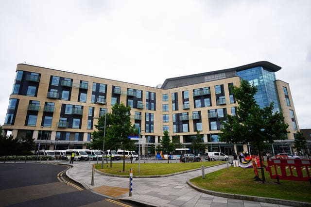 The main building of Southmead Hospital in Bristol 