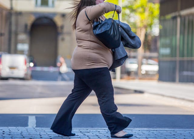 Overweight woman