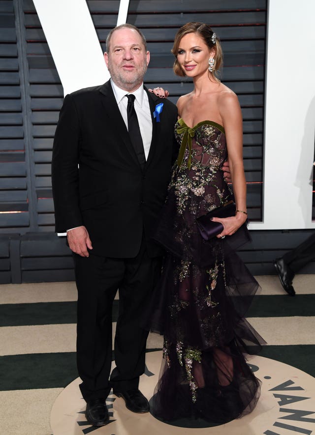 Harvey Weinstein and Georgina Chapman 