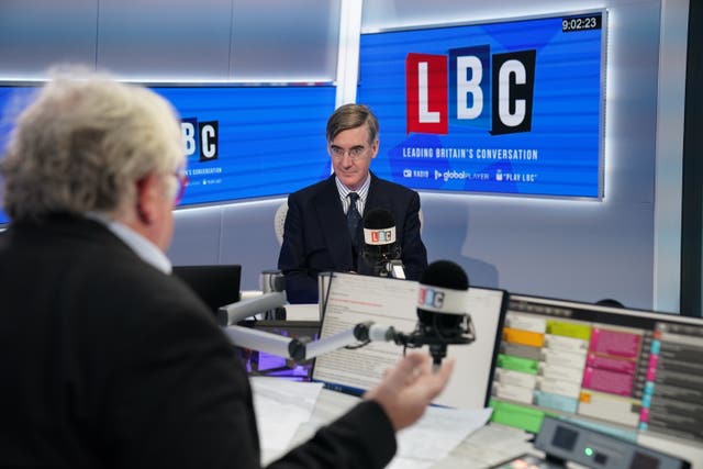 Jacob Rees-Mogg phone-in on LBC