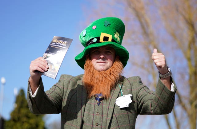 St Patrick’s Day was celebrated at the Cheltenham Festival