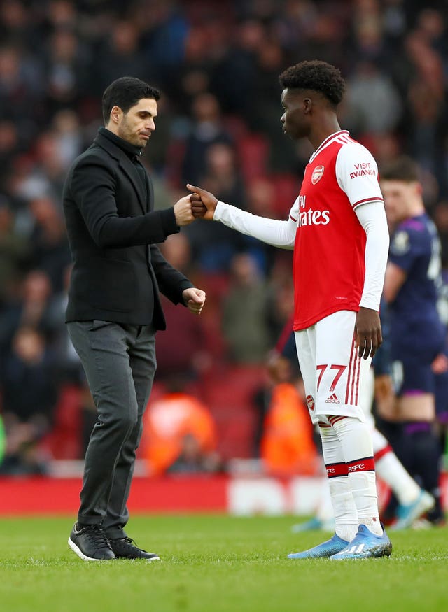 Mikel Arteta hopes Saka will agree a new deal soon