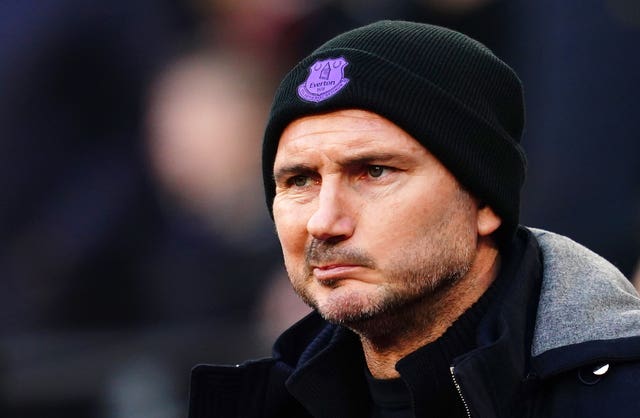 Frank Lampard was sacked by Everton last month after a year in charge