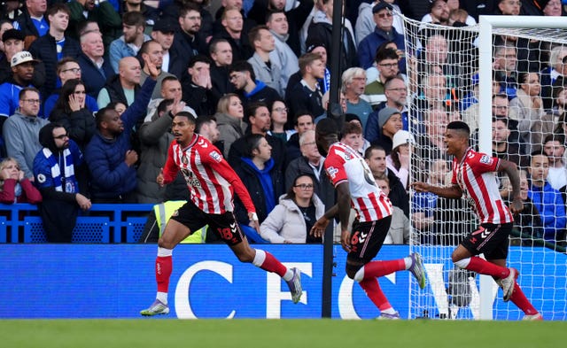 Wilson Isidor (left) got Sunderland level