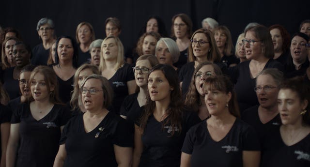 The Military Wives Choirs in their new video performing November Sunday in honour of the King’s forthcoming 76th birthday 