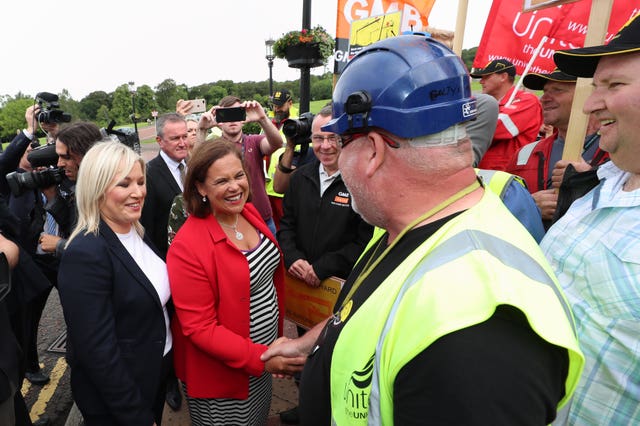 Sinn Fein leaders