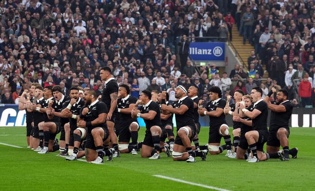 New Zealand perform the Haka