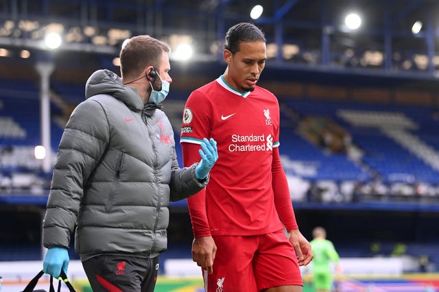 Virgil van Dijk is already sidelined