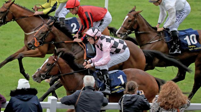 Streets of Gold took the valuable Tattersalls Ireland Super Auction Sale Stakes at the Curragh in September 