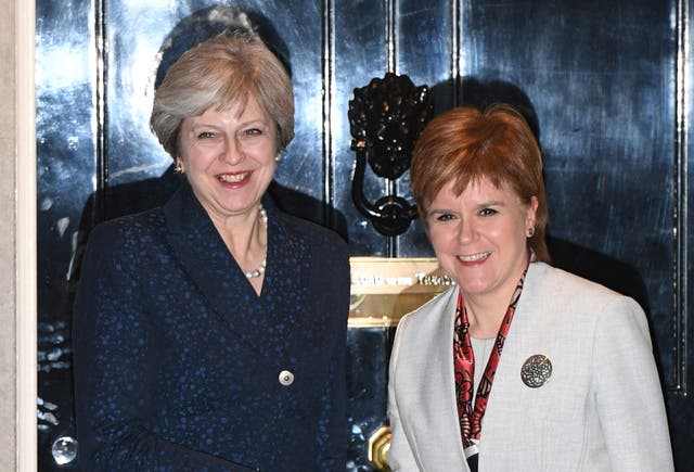 Prime Minister Theresa May and First Minister Nicola Sturgeon