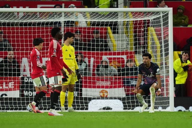 Dominic Solanke celebrates