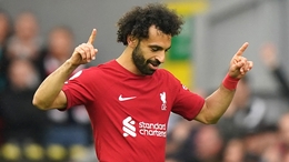 Liverpool’s Mohamed Salah hit another Anfield landmark on Saturday (Mike Egerton/PA)