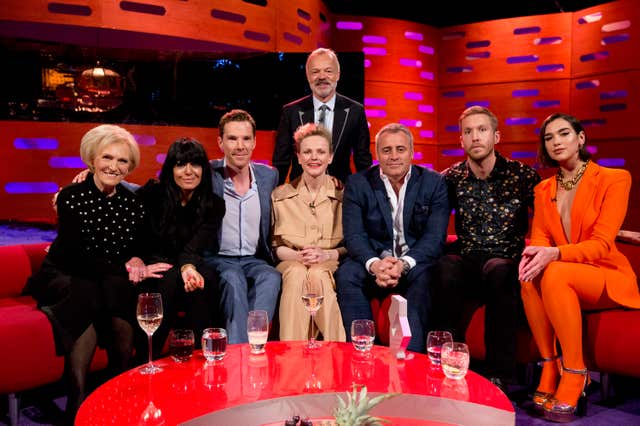 Mary Berry and fellow guests on The Graham Norton Show  (Isabel Infantes/PA)