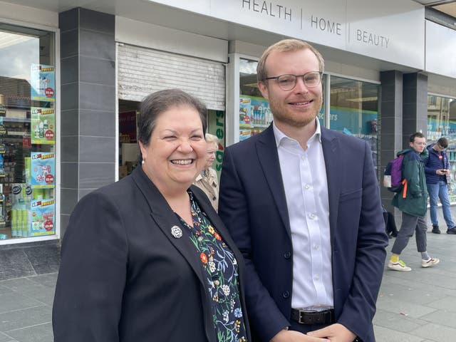 Dame Jackie Baillie and Michael Shanks