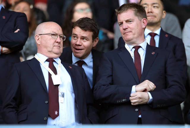 Ross Wilson (centre) was Southampton's director of football operations until October