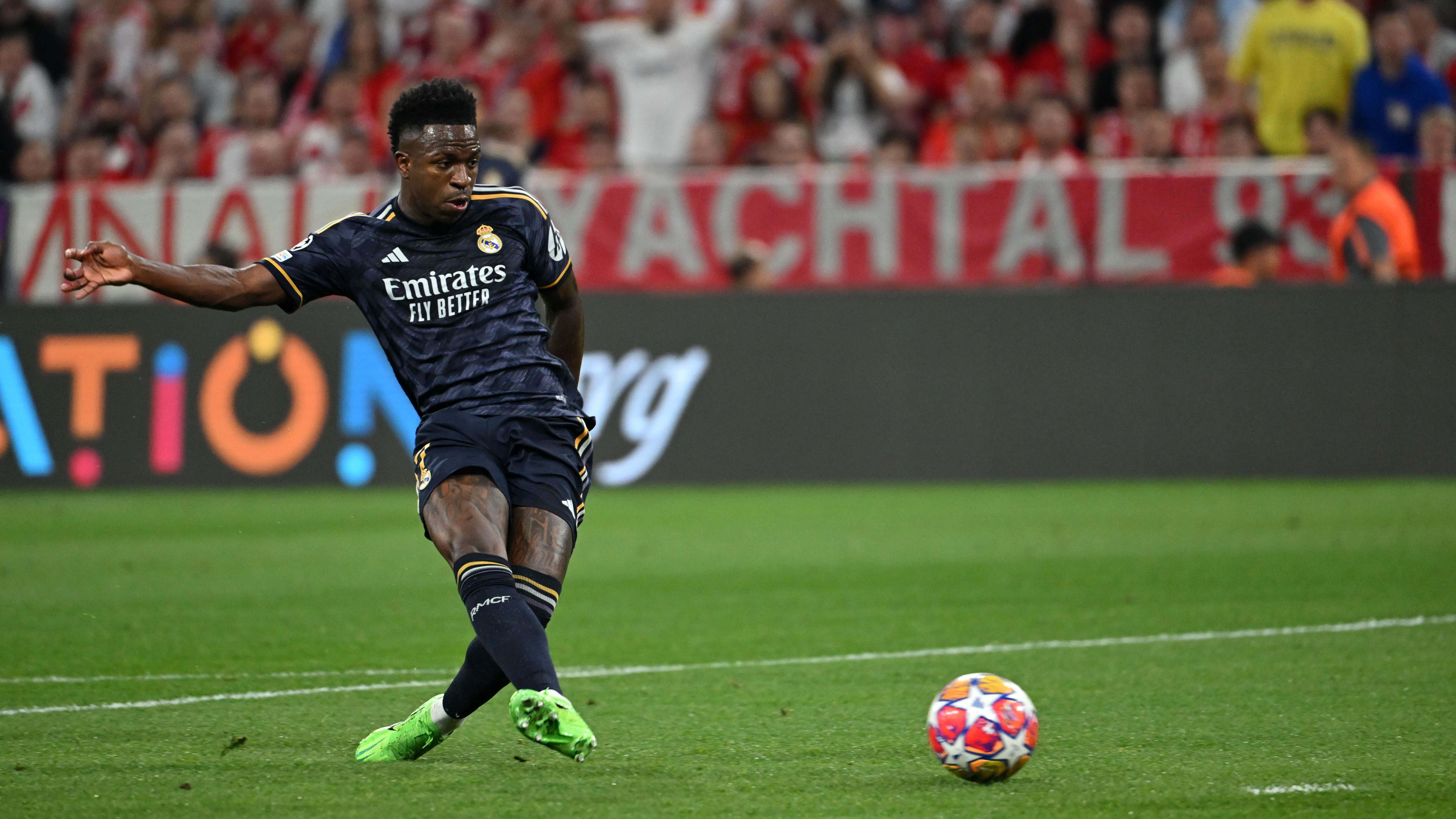 Vinicius Jr bagged a brace to earn Real Madrid a 2-2 draw (PA Wire)