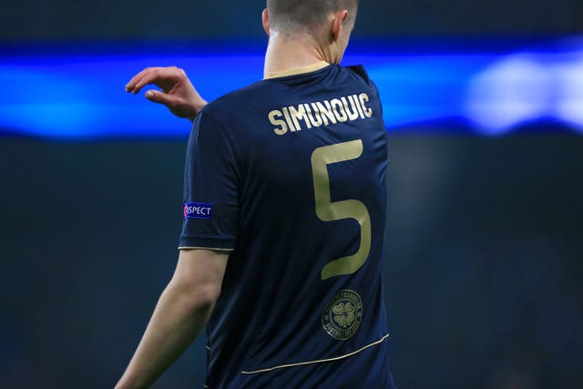 Jozo Simunovic is the current owner of the number five shirt at Celtic 