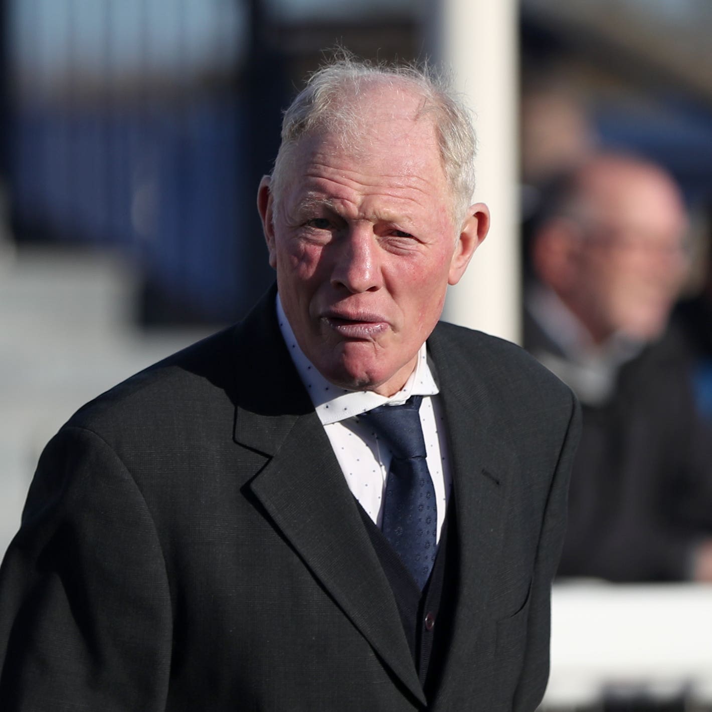 Trainer Gary Moore saddles Kloud Gate in the Lanzarote Hurdle