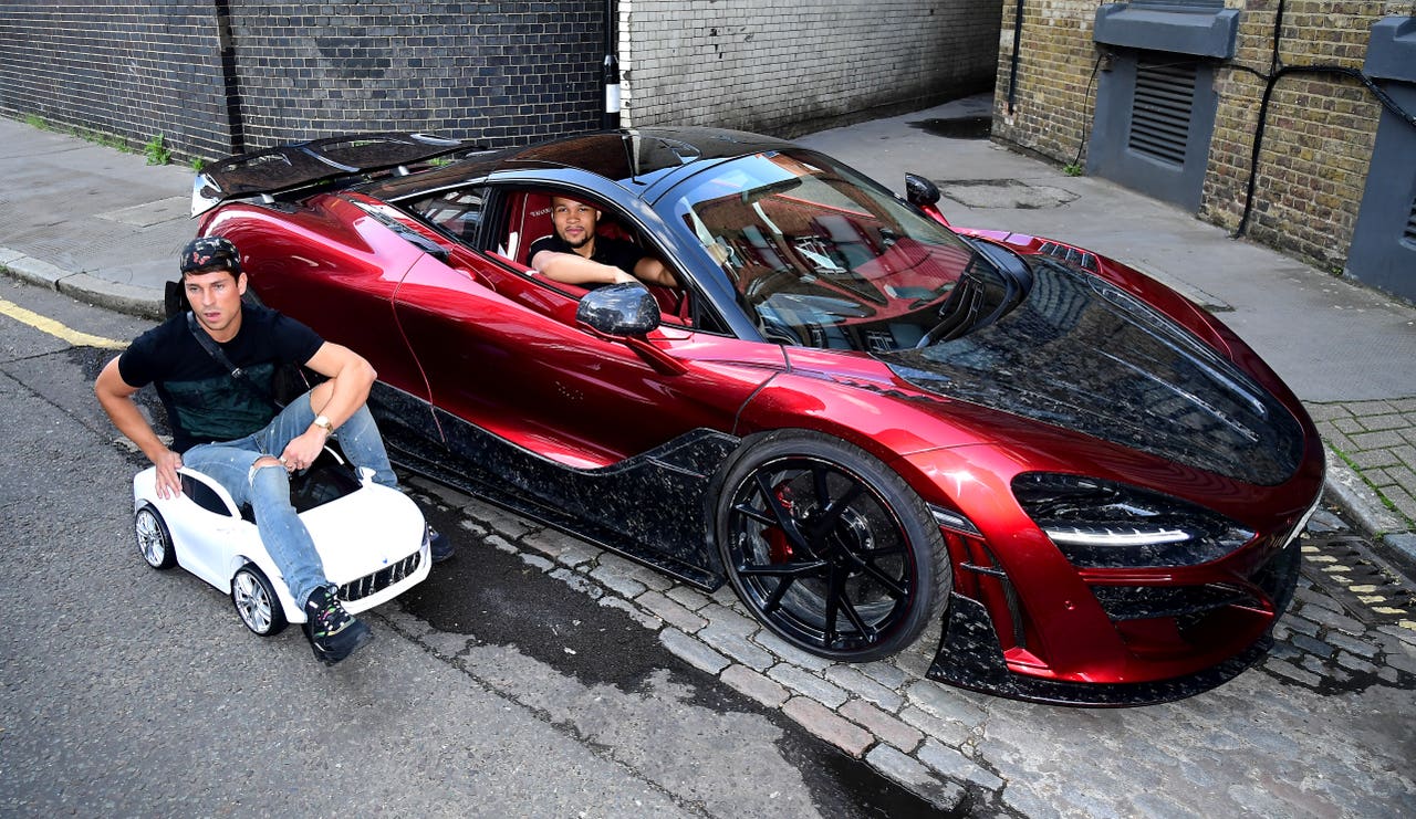 Stars arrive at MTV Cribs launch party in toy cars Express & Star