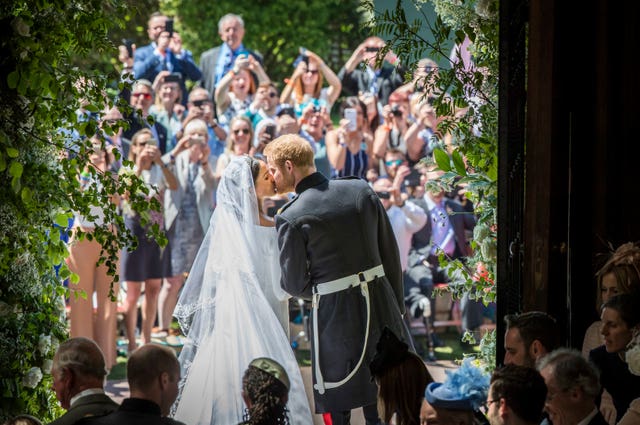 One of the highlights of the year was the wedding of the Duke and Duchess of Sussex. Danny Lawson/PA Wire