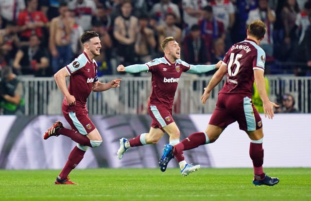 It was a memorable night for the Hammers in Lyon