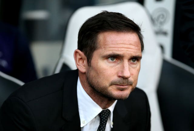 Derby manager Frank Lampard was not impressed by Marcelo Bielsa's actions 